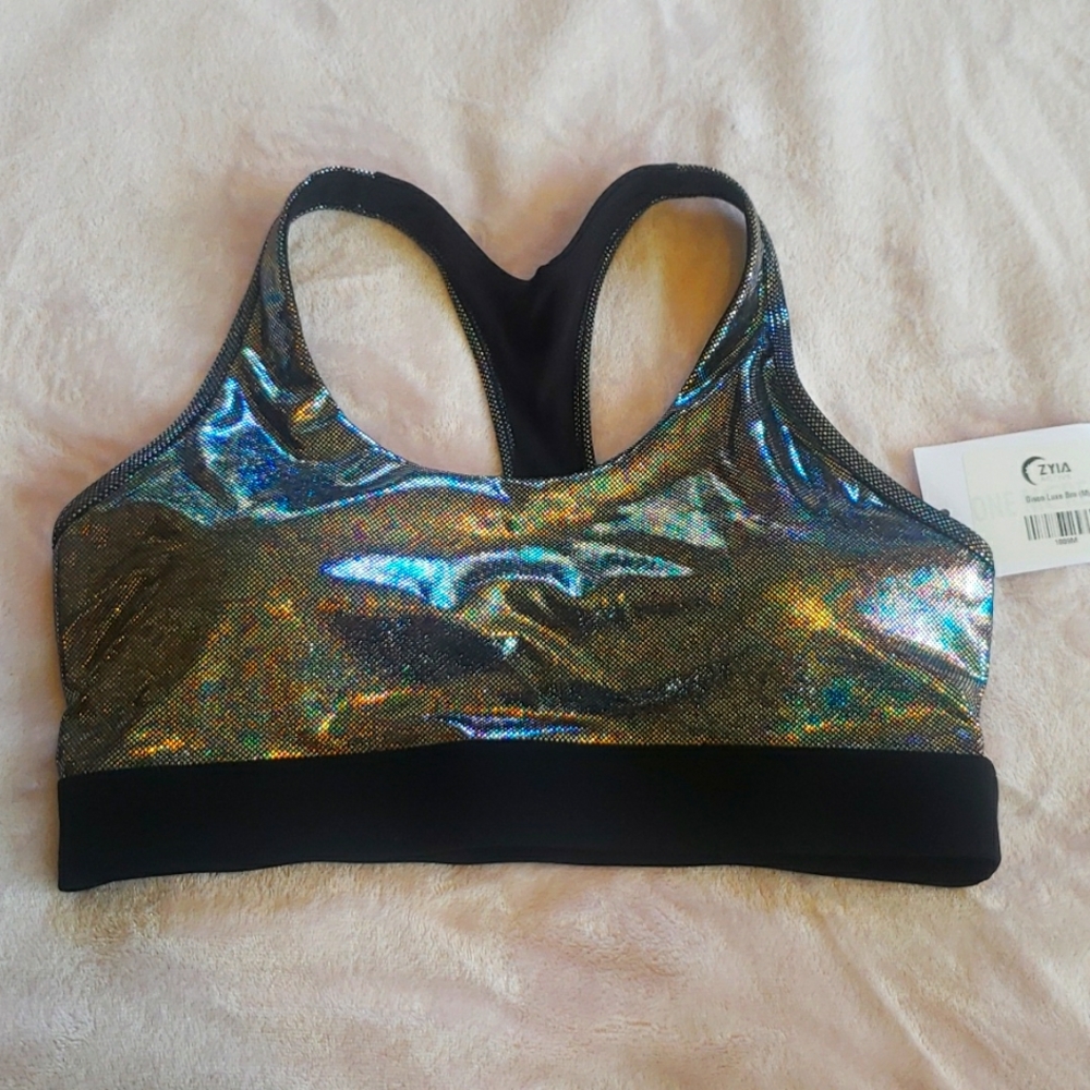 Zyia Disco Luxe Bra Medium NWT